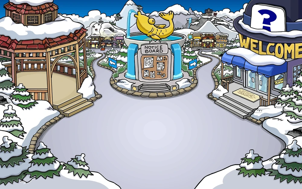 Club Penguin Welcome Room